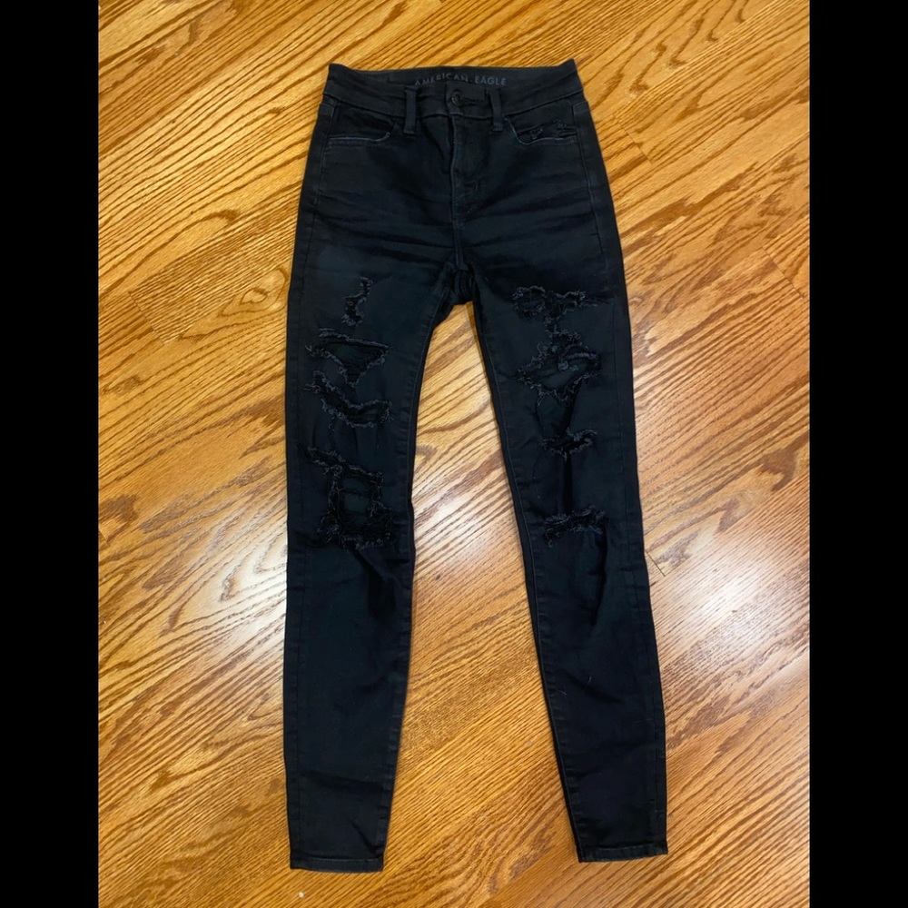 Black Ripped Skinny Jeans